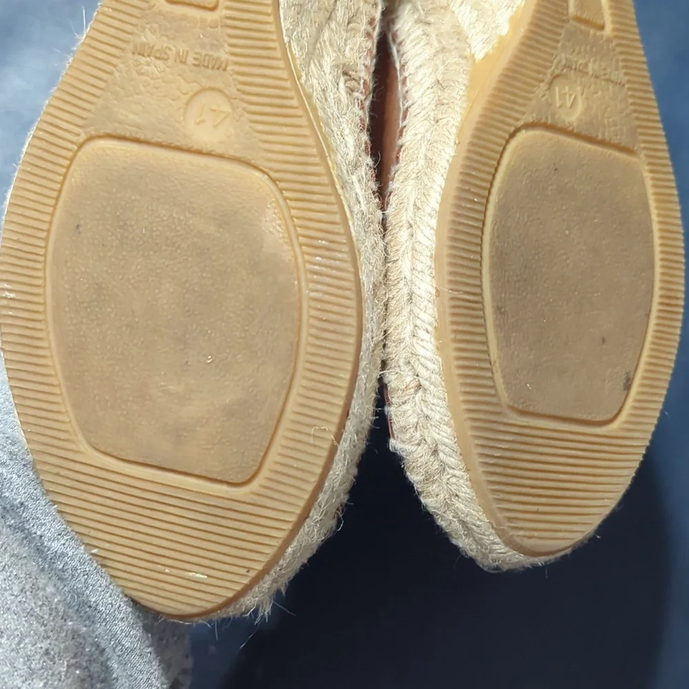 Kanna Womens‎ Shoes Wedge Sandels Espadrilles Neutral Quiet Luxury Size 41 10
